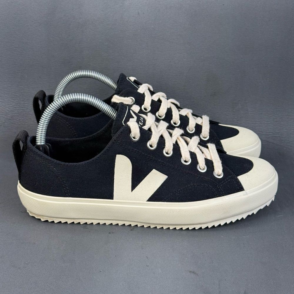 Veja Nova Canvas Low Black Pierre sneaker shoes men’s size 8